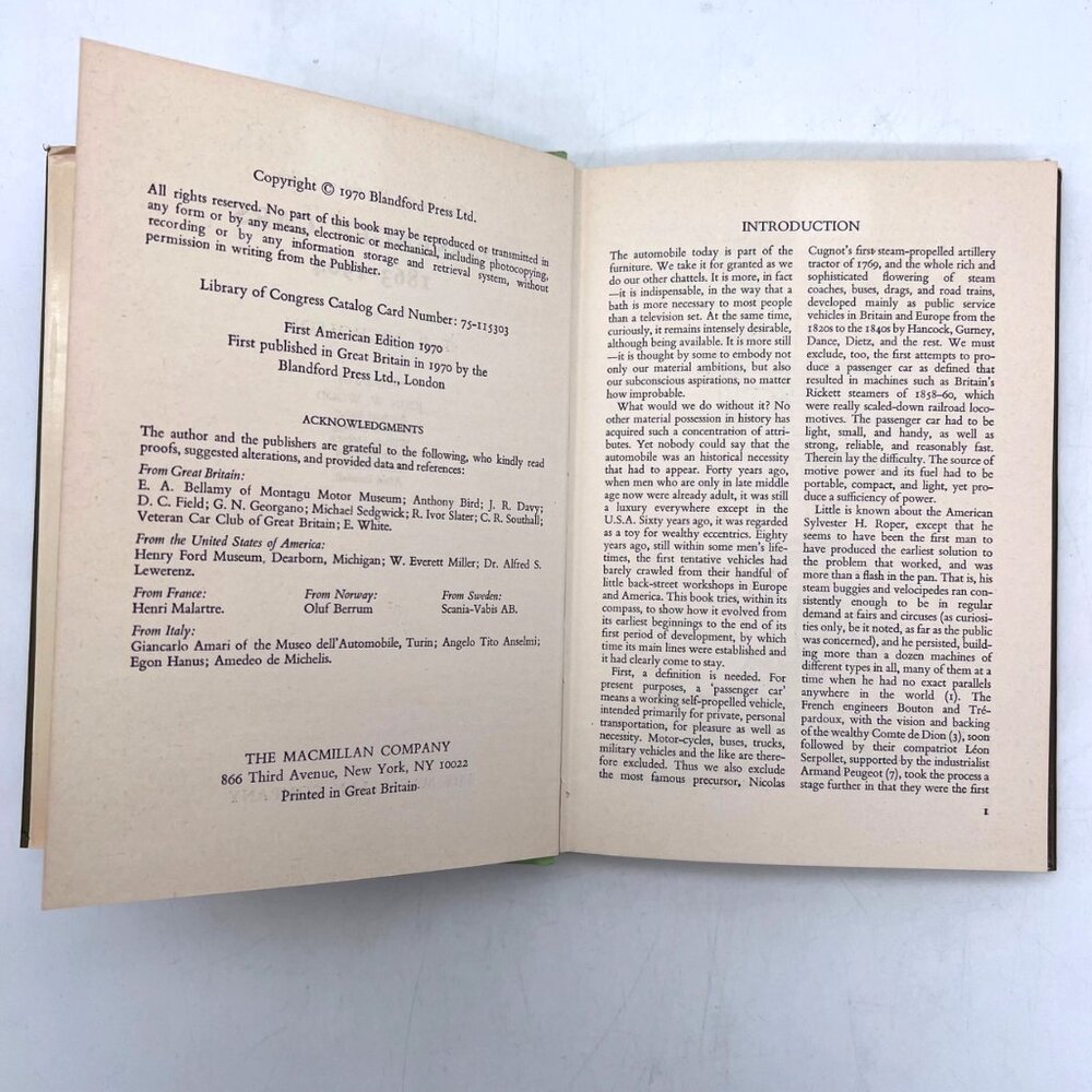 Cars Of The World In Color Passenger Cars 1863-1904 Hardcover TR Nicholson 1970 - Picture 8 of 16